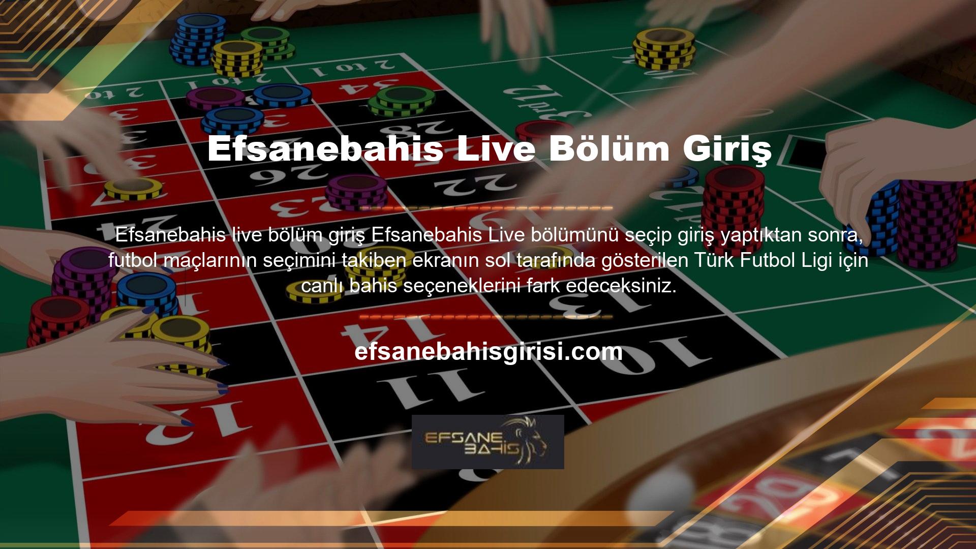 Açıkça görüldüğü gibi, bahis uygulamaları ve canlı bahis başvuruları Türk Futbol Ligi'ne katılan tüm takımlara hitap etmek için tasarlanmıştır